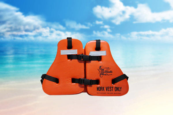 Three piece life jacket